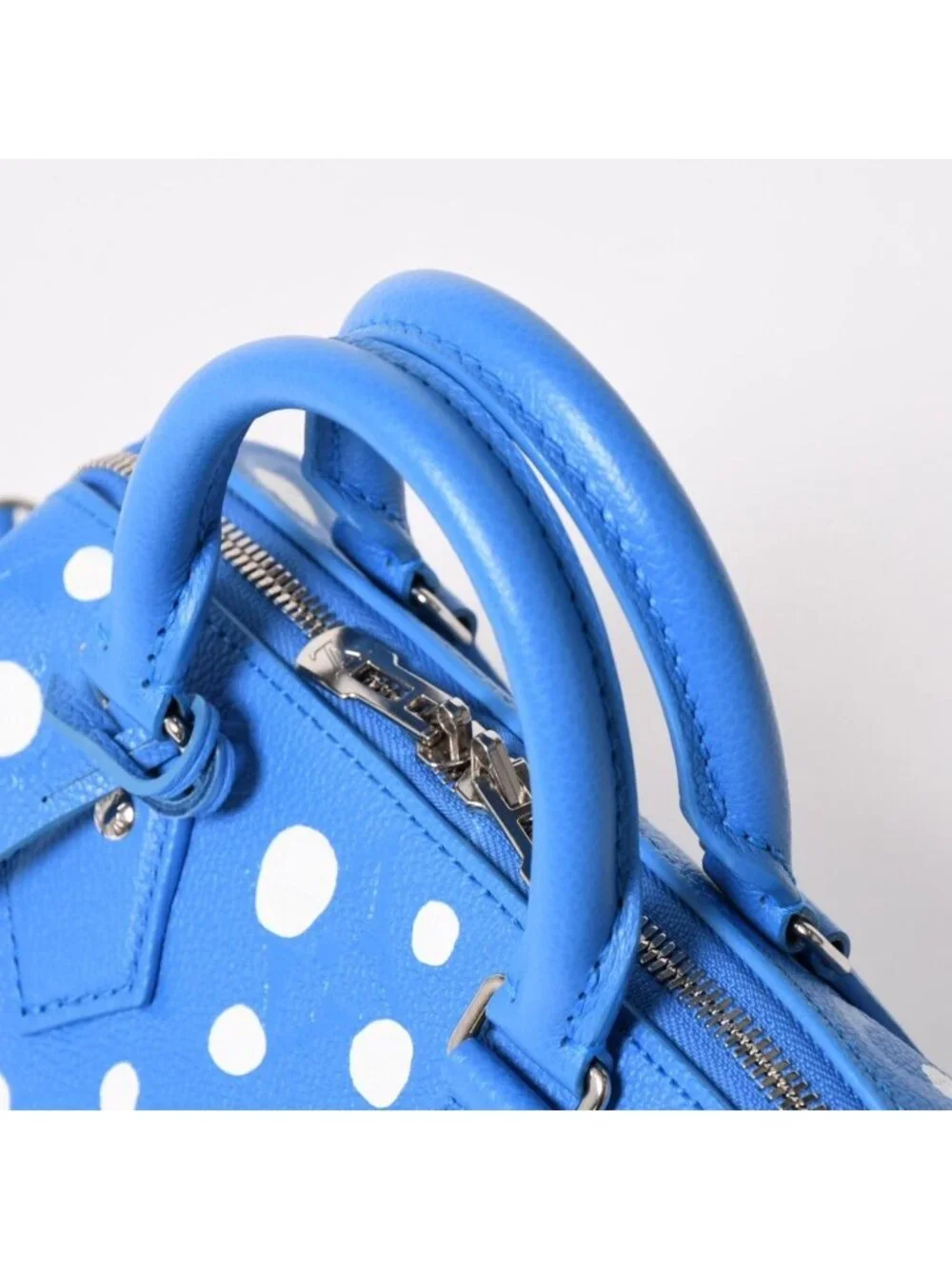 Louis Vuitton Shoulder Bag Speedy Bandouliere 20 2-Way Blue White Silver